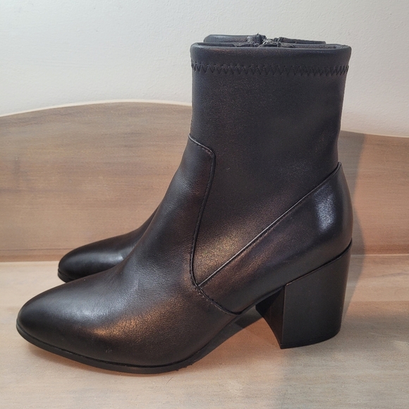 Blondo Women's Floris Waterproof Black Genuine Leather Ankle Boot Size 8.5M - Picture 8 of 13